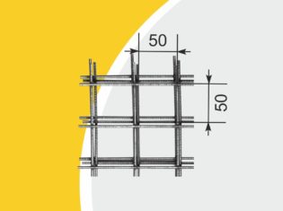 Сварная сетка для забора с ячейкой 50х50 мм в МСК