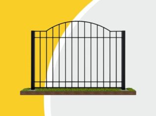 Сварное ограждение из профильной трубы в МСК
