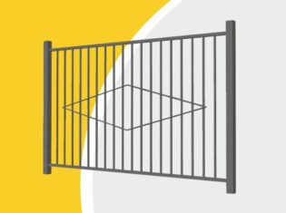 Заборы секционные из профильной трубы в МСК