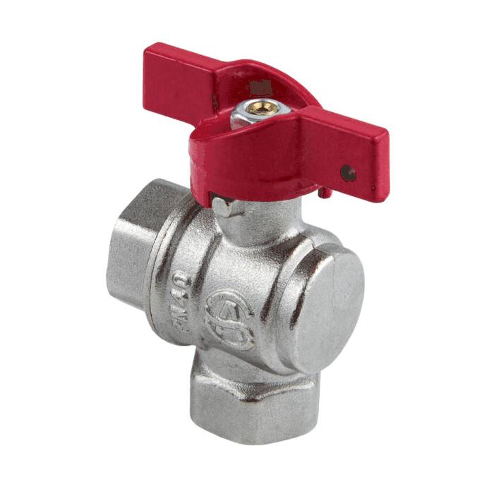 Кран шар лат 1008 Euro нк Ду15 Ру40 м/м полн угл баб Aquasfera 1008-01 . — изображение 3
