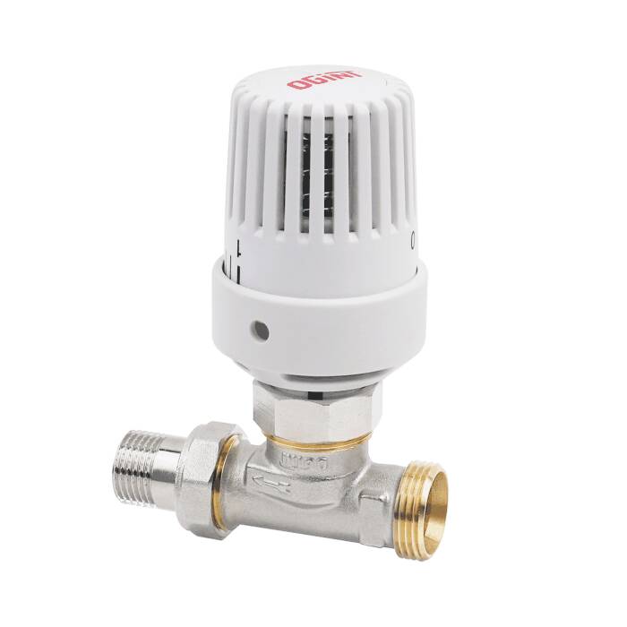 Клапан термостат лат RTL 1/2″x3/4″ЕК р/р Ру10 прям Ogint
