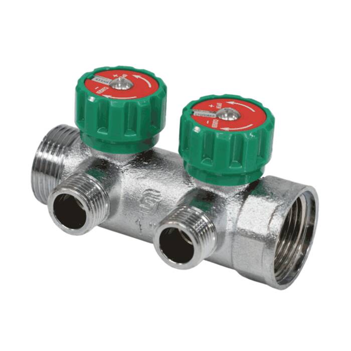 Коллектор лат клап рег 1″ м/р 2в 1/2″ ПУ н/р 45мм M110 SantechSystems
