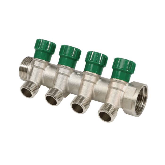 Коллектор лат клап рег 1″ м/р 4в 1/2″ ПУ н/р 36мм M210 SantechSystems